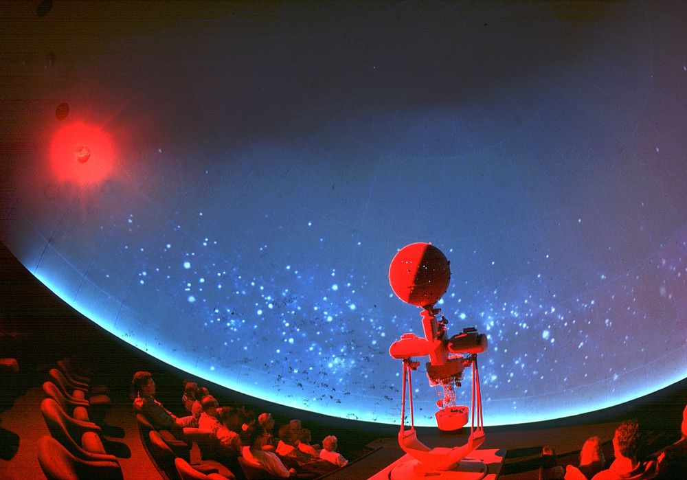 Golden Pond Planetarium. Laser shows. Original public domain image from Flickr