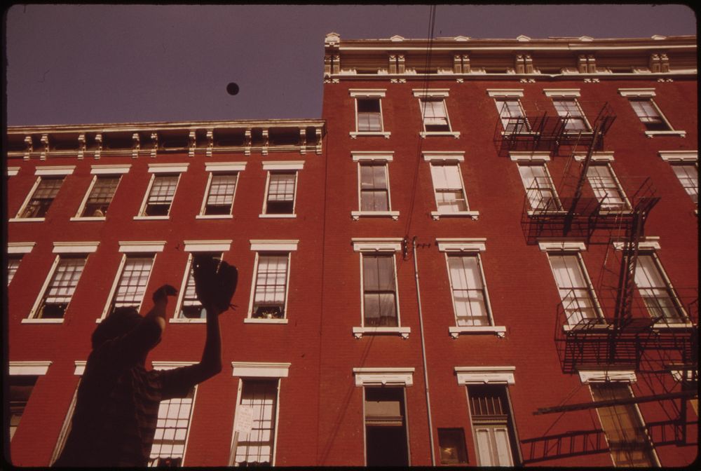 Apartment Building in "Over the Rhine", on Old Residential Neighborhood North of the Business District 09/1973.…