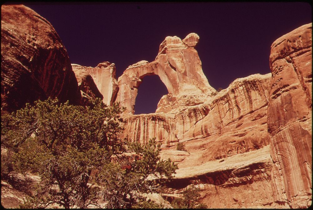 Angel Arch, Famous Rock Formation, 05/1972. Original public domain image from Flickr