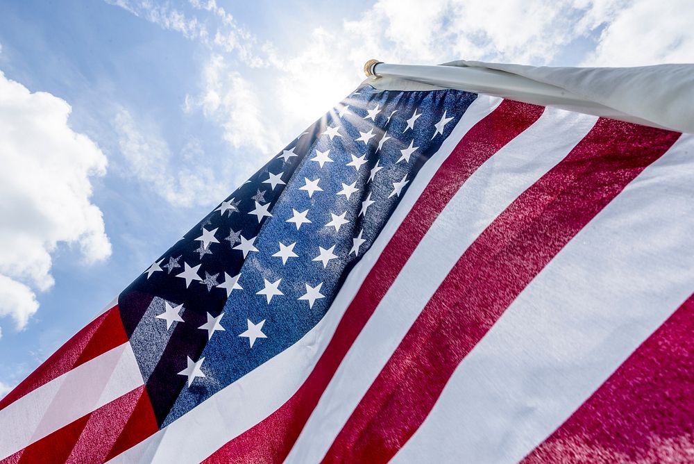  American flags at field of honor