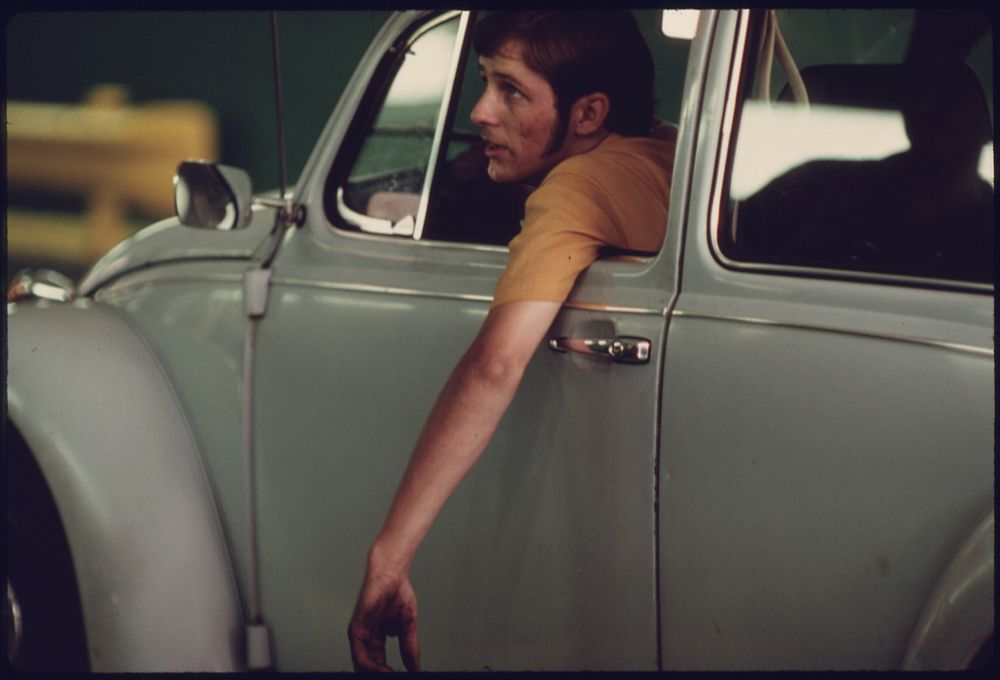 Motorist with Grimy Hands Leads to the Belief He Has Been Working on His Car Prior to Bringing It to an Auto Emission…