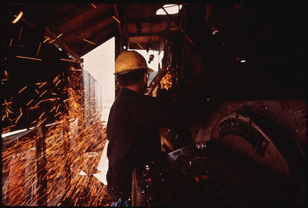 Navajo Workmen At Salt River Project Plant. Photographer: Eiler, Terry. Original public domain image from Flickr