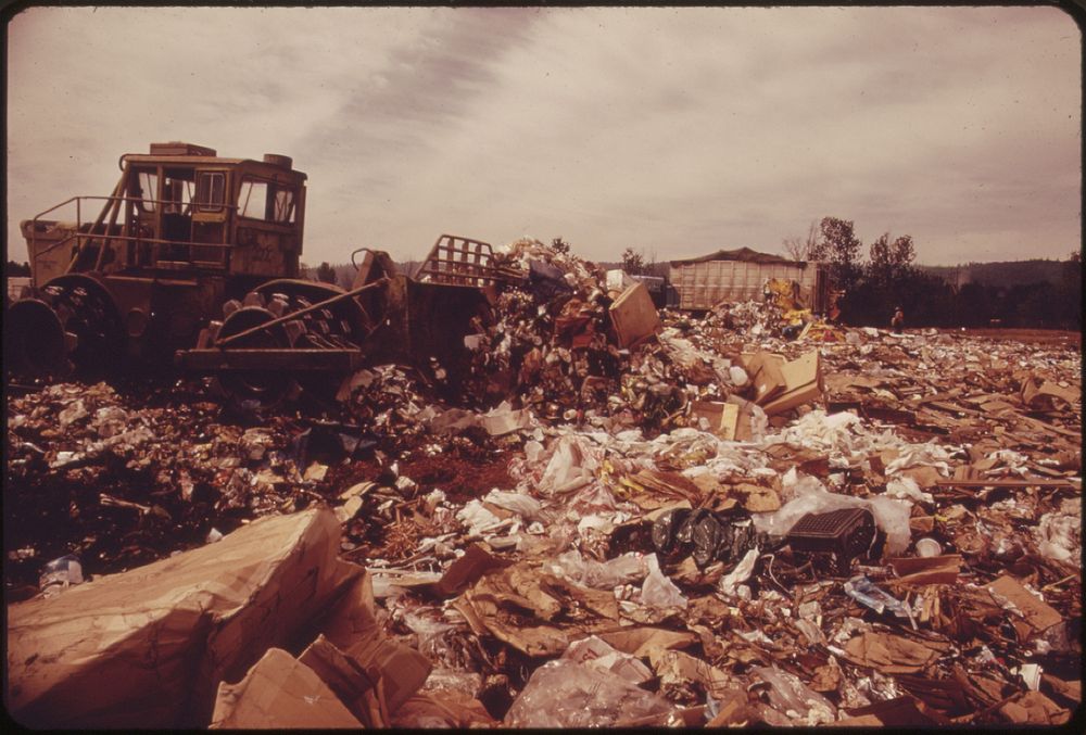 City of Portland Landfill. Original public domain image from Flickr