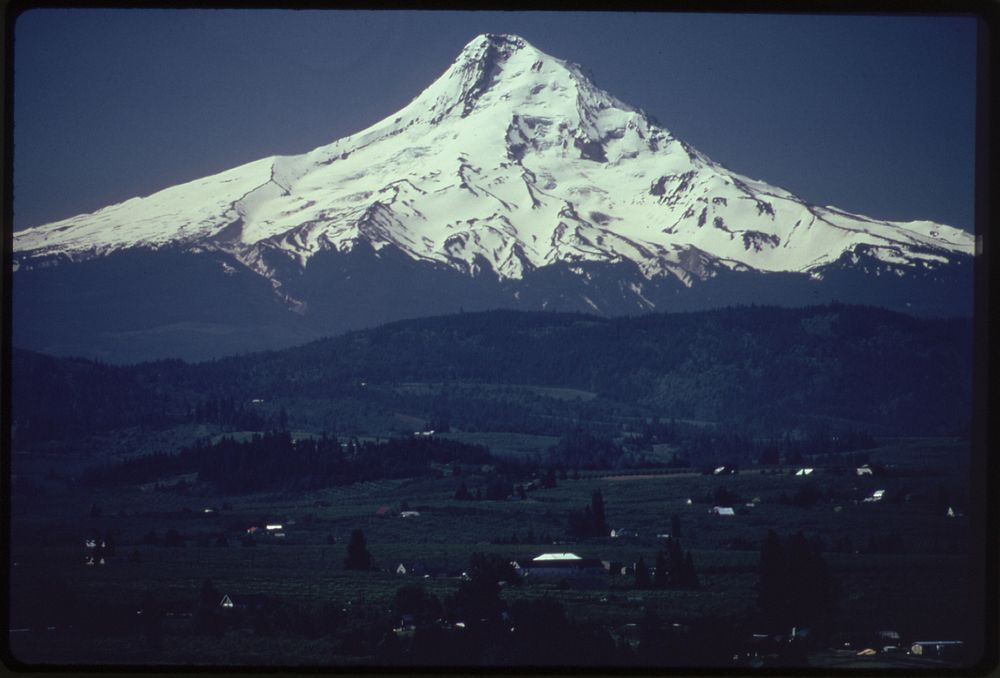 Mt. Hood and the Hood River Valley. (From the Sites Exhibition. for Other Images in This Assignment. Photographer: Falconer…