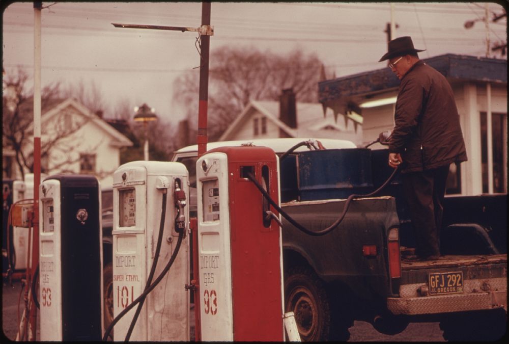 Imported Gasoline Was Available in Oregon During the Fuel Crisis of 1973-74 at Double the Cost of the Domestic Fuel 03/1974.…