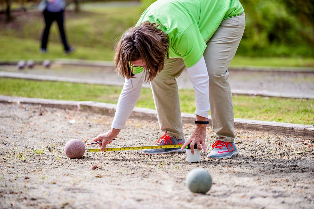 2018 Spring Senior Olympics competitions held at Elm Street Park, April 23, 2018.
