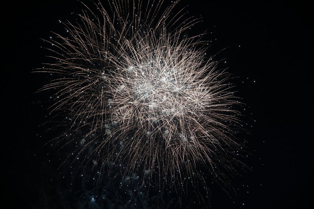 Firework. Original public domain image from Flickr