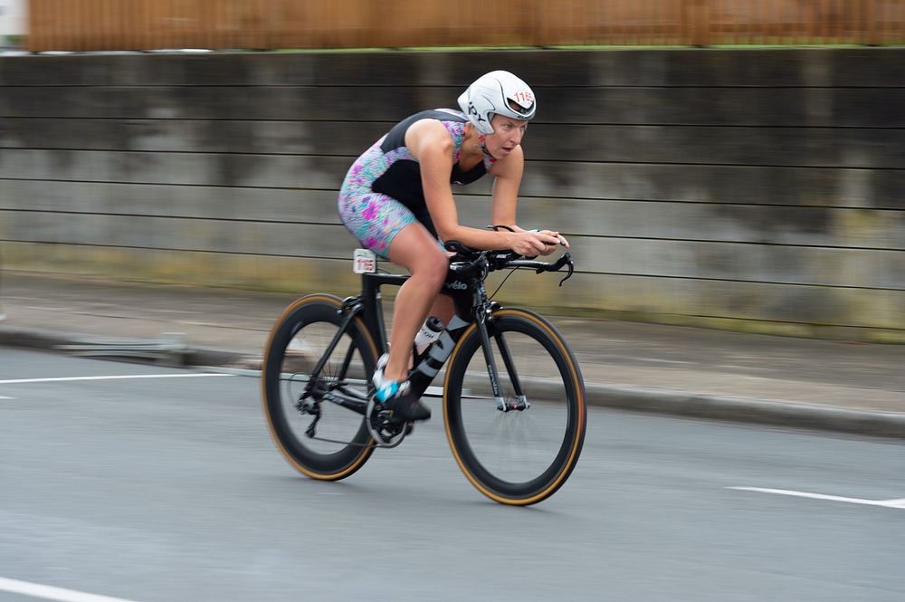 Tinman Triathlon, Mt. Maunganui, 2 December 2018. Original public domain image from Flickr