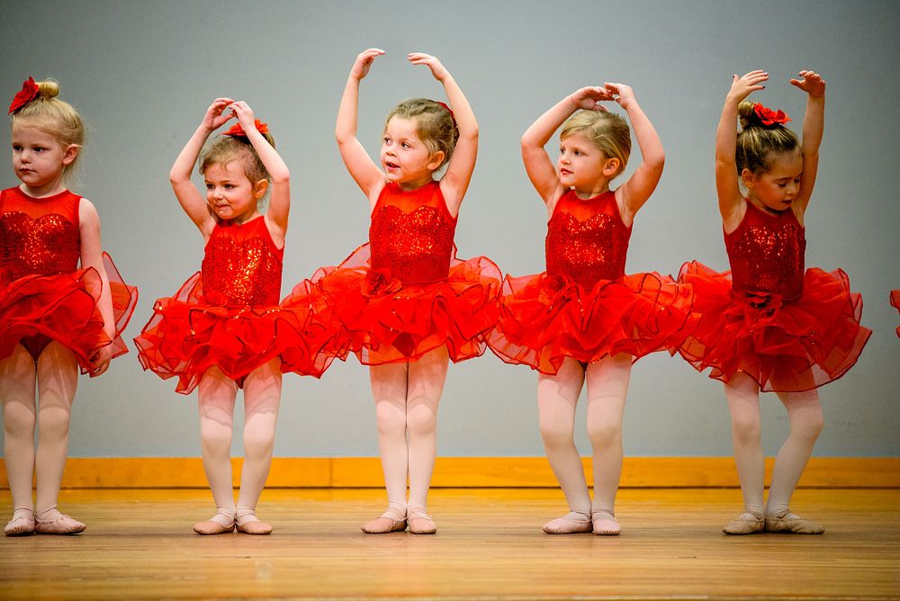 Holiday dance recital at Jaycee Park, December 10, 2018, North Carolina, USA. Original public domain image from Flickr