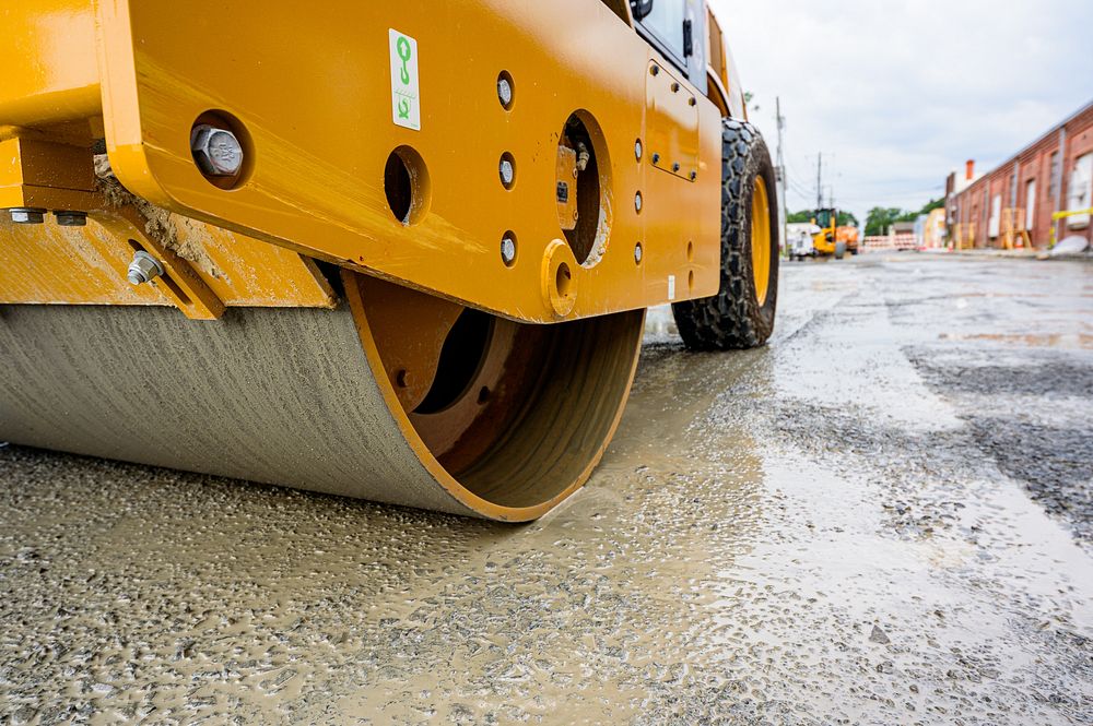 Town creek culvert construction