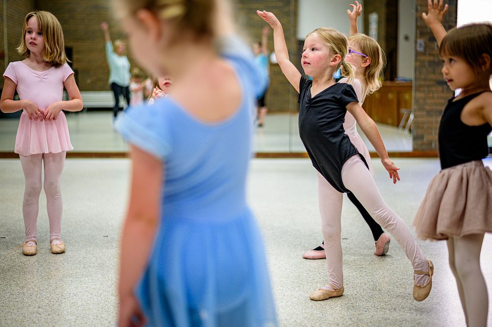 Princess Dance Camp at Jaycee Park Center for Arts & Crafts, June 27, 2019, North Carolina, USA. Original public domain…