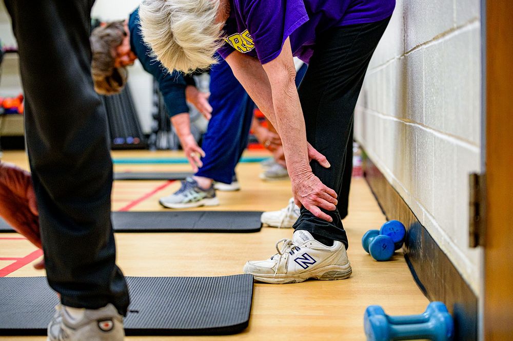 Fitness programming at Greenville Aquatics & Fitness Center, January 6, 2020. Original public domain image from Flickr