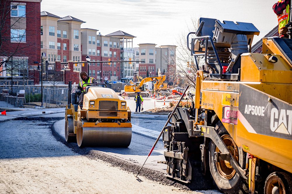 Paving of Reade Circle and Cotanche Street begins, Town Creek Culvert, January 30, 2020. Original public domain image from…