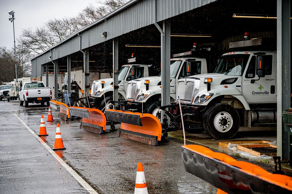 Greenville Public Works prepares for winter weather, February 20, 2020. Original public domain image from Flickr