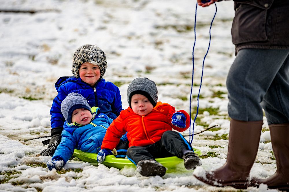 Snow Day! February 21, 2020, North Carolina, USA. Original public domain image from Flickr