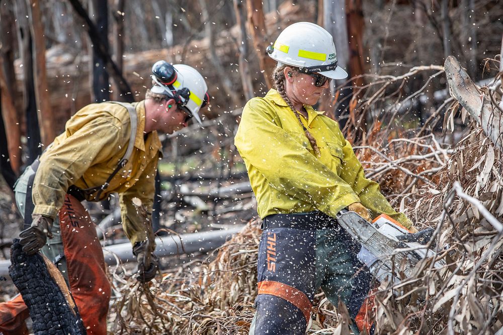 US firefighters in Australia