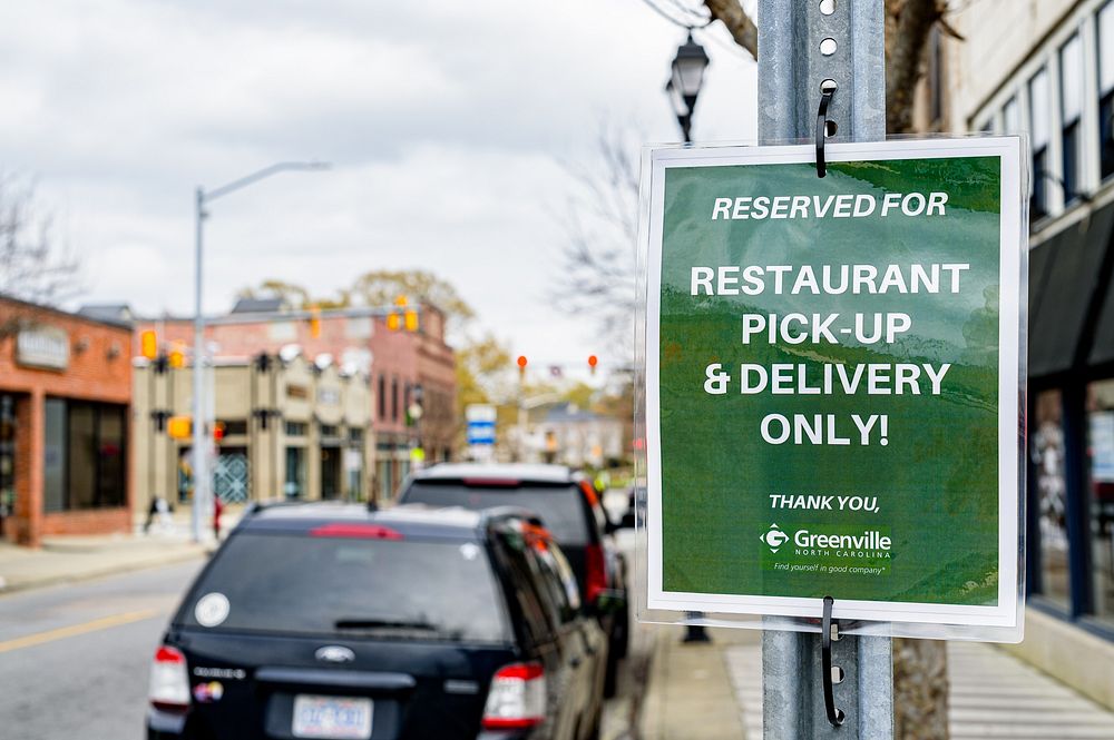 Restaurant Take-Out ParkingParking zones in Uptown Greenville have been repurposed for restaurant take-out use to assist…
