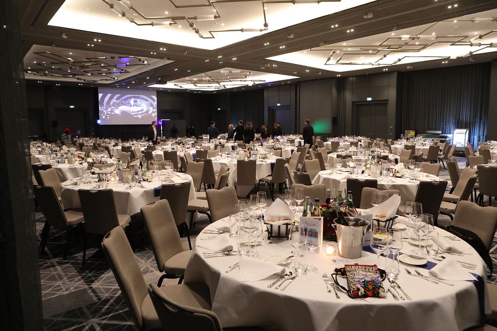 Gala dinner. public domain image from Flickr