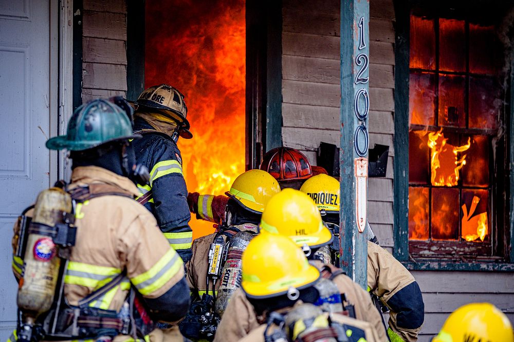 Live burn training exercise