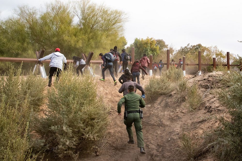 Illegal aliens apprehended by Yuma Sector Border Patrol agents