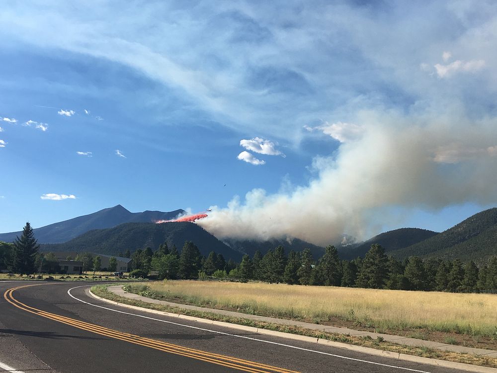 Museum Fire (July 2019)The Museum Fire, as seen from Buffalo Park, on July 21, 2019. Credit: Coconino National Forest.