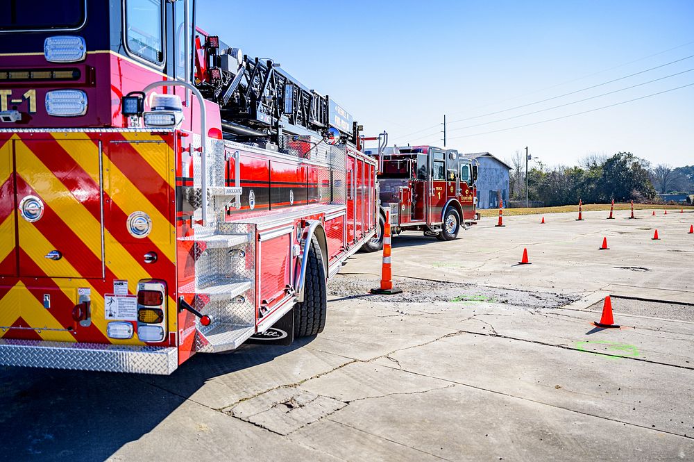 Fire/Rescue tiller truck training