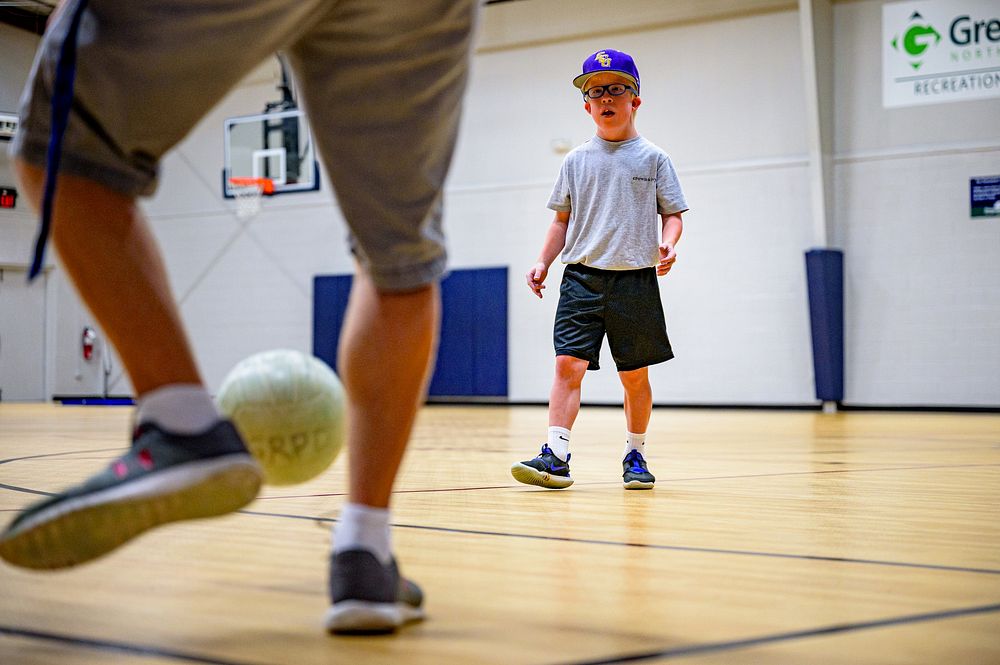 GRPD Summer Camps, Specialized Recreation summer camp at Drew Steele Center, July 1, 2020, North Carolina, USA. Original…