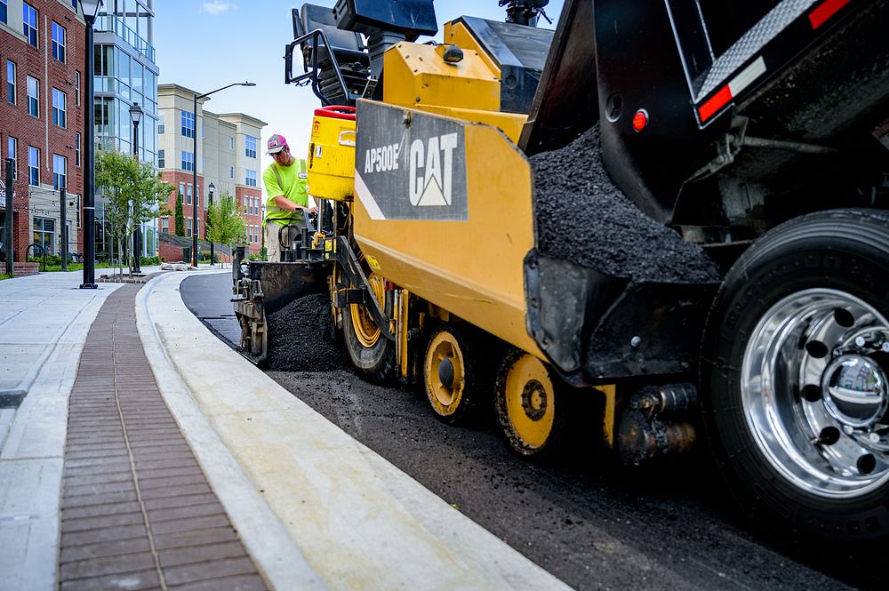 Town Creek CulvertConstruction crews lay down new layers of asphalt along Reade Circle as the work near the Evans Street…