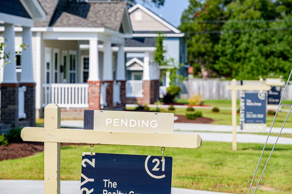 Newly-completed homes in the Lincoln Park neighborhood of West Greenville on Thursday, August 27. Original public domain…