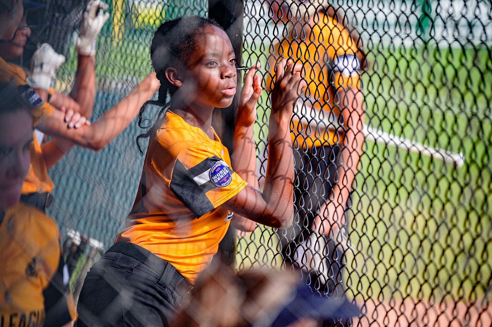 Little League Softball World Series day 4 at Stallings Stadium, Elm Street Park, August 14, 2021, North Carolina, USA.…