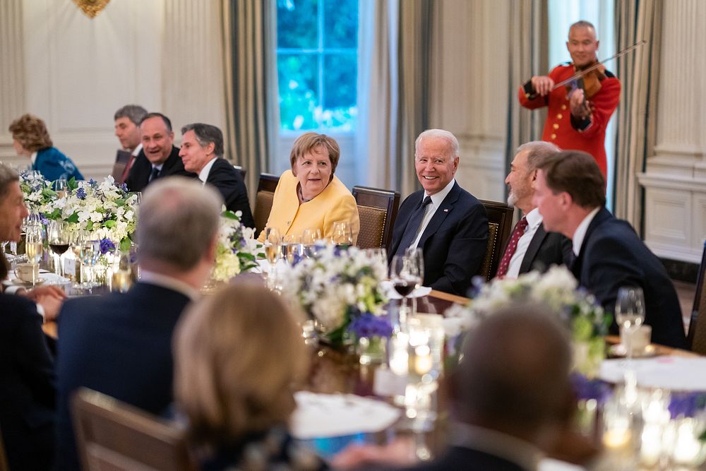 President Joe Biden and First Lady Jill Biden, joined by Vice President Kamala Harris, Second Gentleman Douglas Emhoff, and…