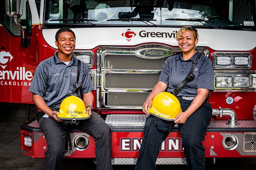 Greenville Fire/Rescue EMS, location unknown, 2021. Original public domain image from Flickr