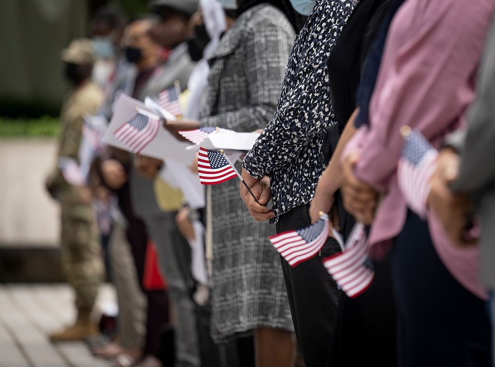 Citizenship Day Naturalization Ceremony. Original public domain image from Flickr