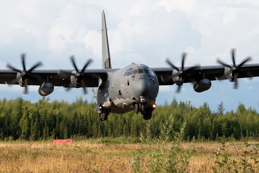 An Alaska Air National Guard HC-130J Combat King II operated by aircrew from the 211th Rescue Squadron. Original public…