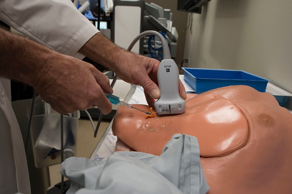 Surgical Telemonitoring Demonstration at NMRTC. Original public domain image from Flickr