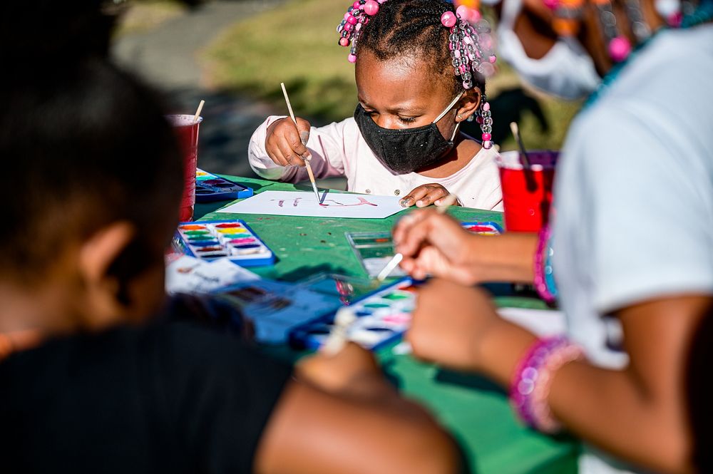 The 17th annual Community Youth Arts Festival at Greenville Town Common, October 23, 2021, North Carolina, USA. Original…