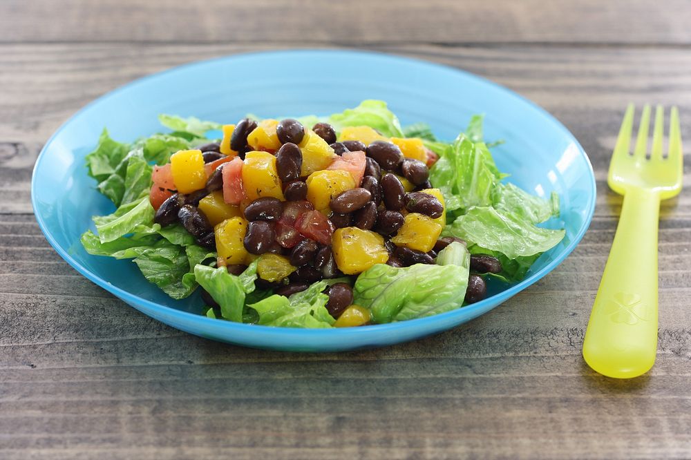 Tropical bean salad. Original public domain image from Flickr