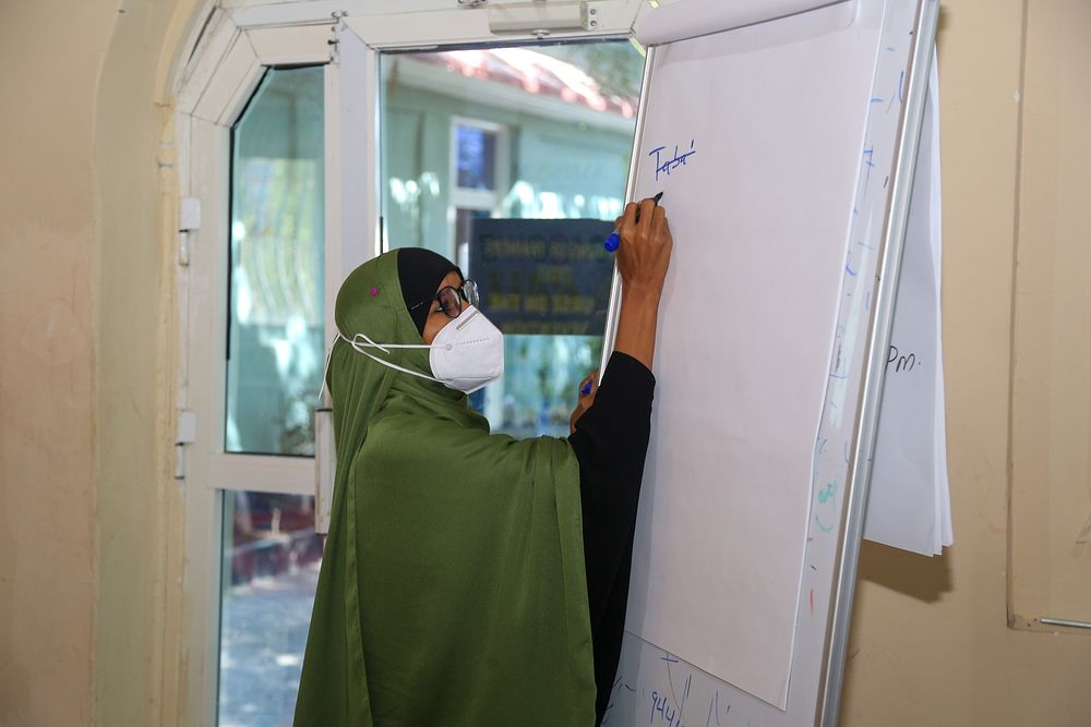 ToT course on the Prevention and Response to Conflict Related Sexual Violence in Kismayo, Somalia, November 14, 2021. AMISOM…