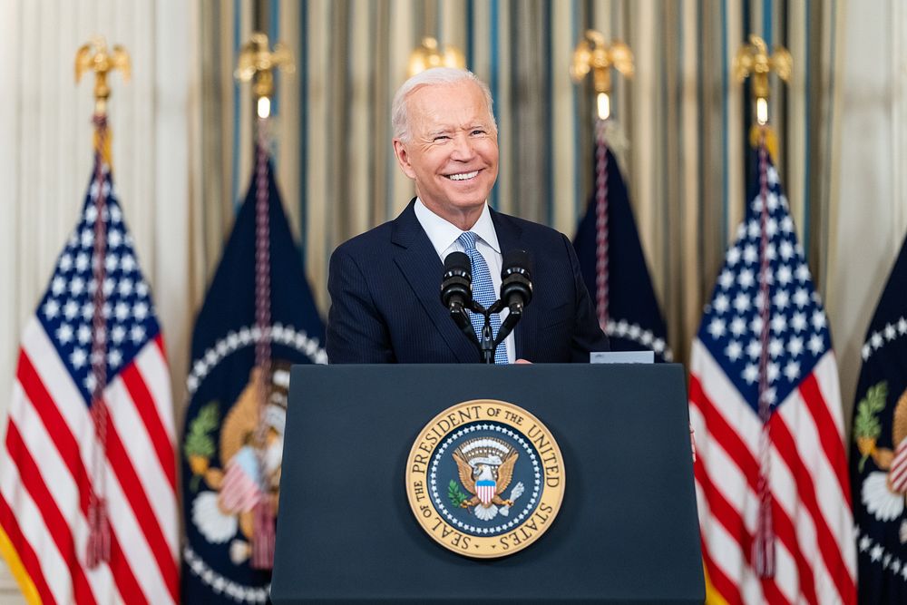 President Joe Biden delivers remarks on COVID-19 response and vaccinations, Friday, September 24, 2021, in the State Dining…
