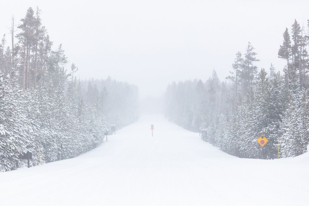 Winter storm at Norris Junction.