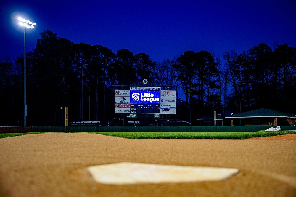 A new video scoreboard is installed at Stalling Stadium in preparation for the 2021 Little League Softball World Series.…