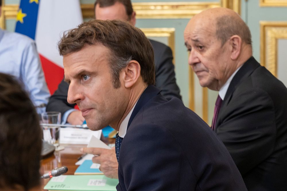 Secretary Blinken Meets With French President Macron and French Foreign Minister Le DrianSecretary of State Antony J.…