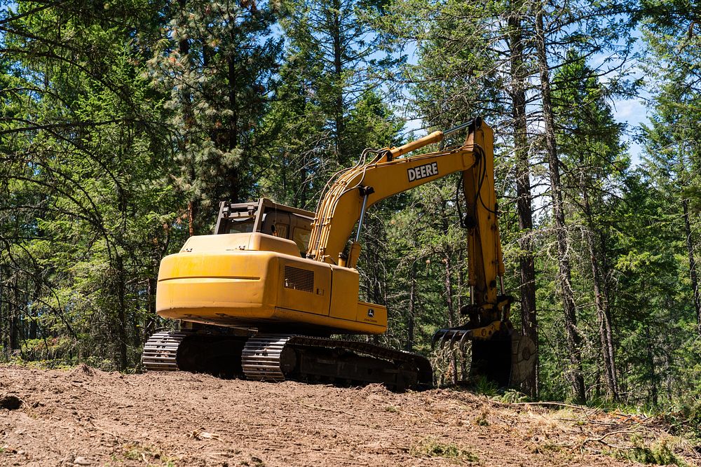 Confederated Salish and Kootenai Tribes' commercial logging site on Flathead Reservation. Commercial projects are also used…