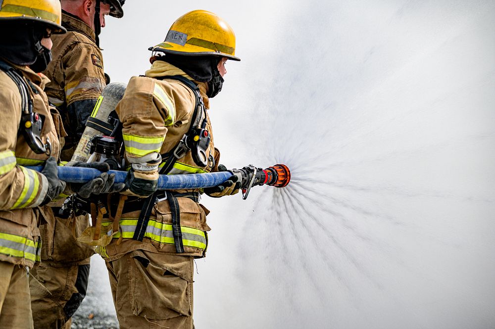 Greenville Fire Rescue Academy 14 performs LP gas training, location unknown, Thursday, March 25. Original public domain…