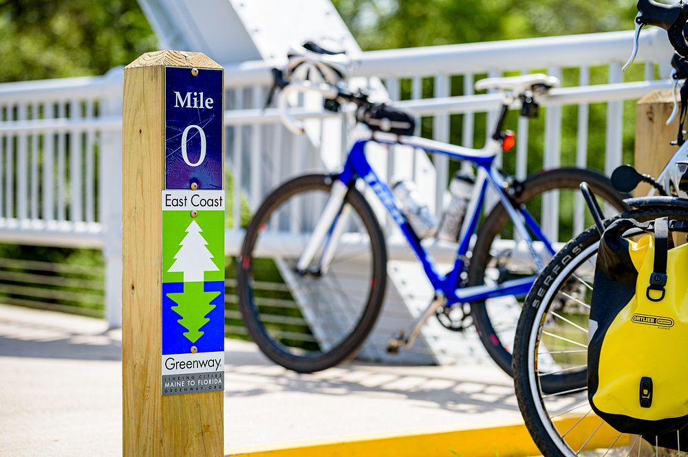 East Coast Greenway Dedication, April 9, 2021, North Carolina, USA. Original public domain image from Flickr