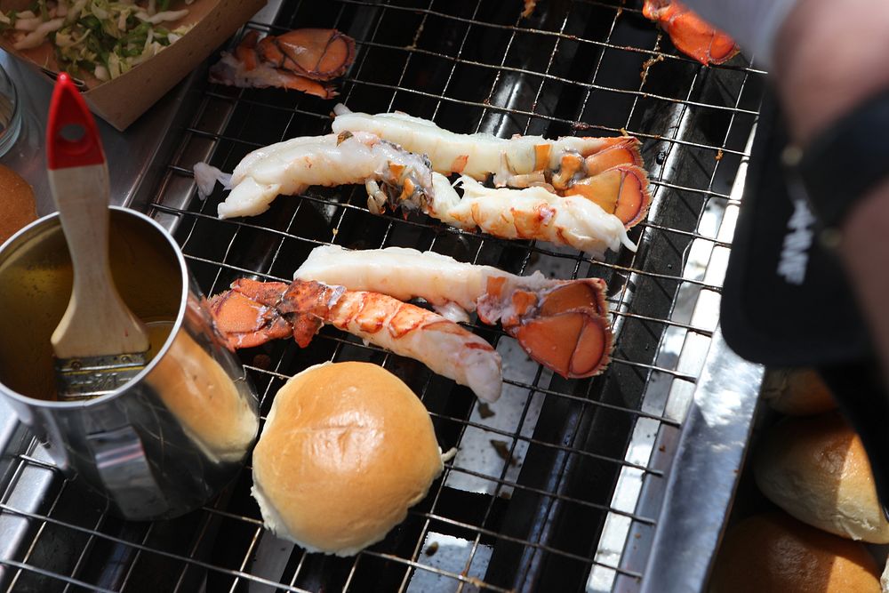 Seafood bbq. Original public domain image from Flickr