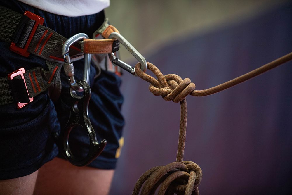 Climbing safety equipment. Original public domain image from Flickr