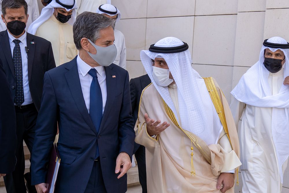 Secretary Blinken Holds a Joint Press Avail with Kuwaiti Foreign Minister Sheikh Dr. Ahmed Nasser Al-Mohammed Al-Sabah.…