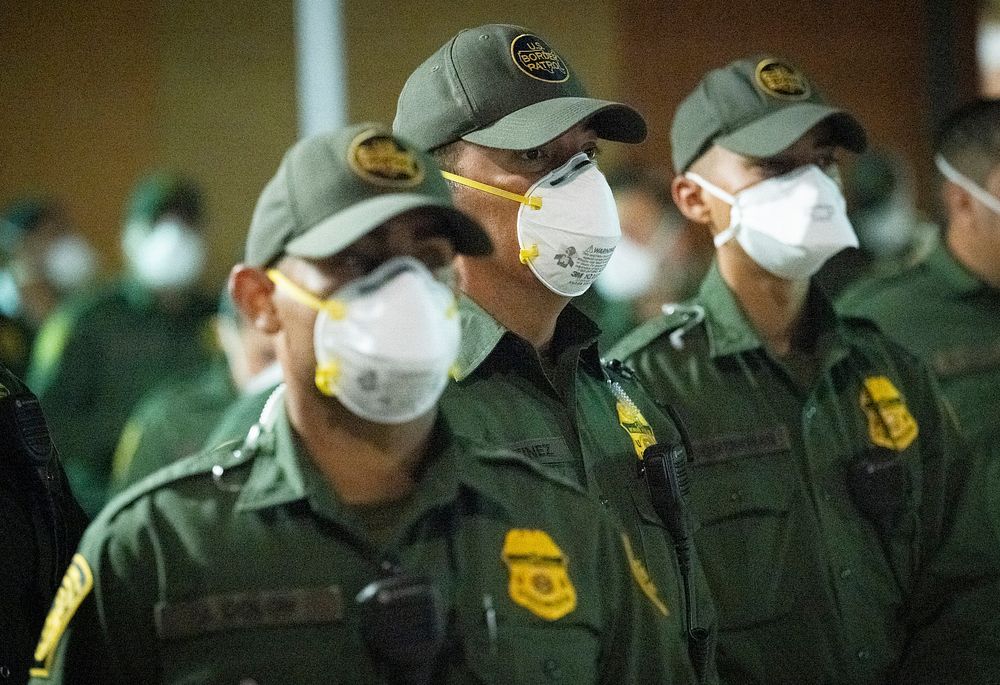 DHS Secretary Alejandro Mayorkas Attends Border Patrol Muster. McAllen, TX, August 12, 2021. Original public domain image…