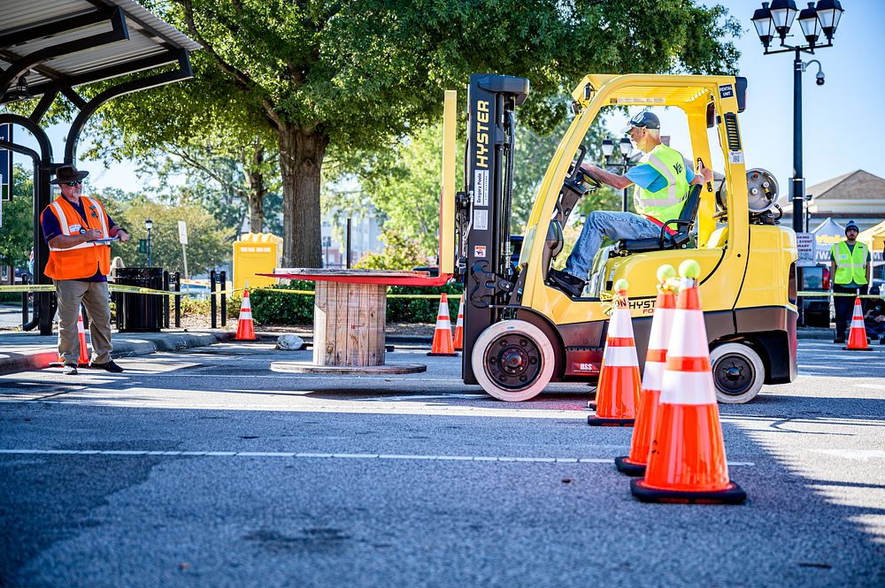 Hyster-Yale Group and Rivers East Workforce Development Board hosted a Forklift Rodeo Safety Competition at Five Points…
